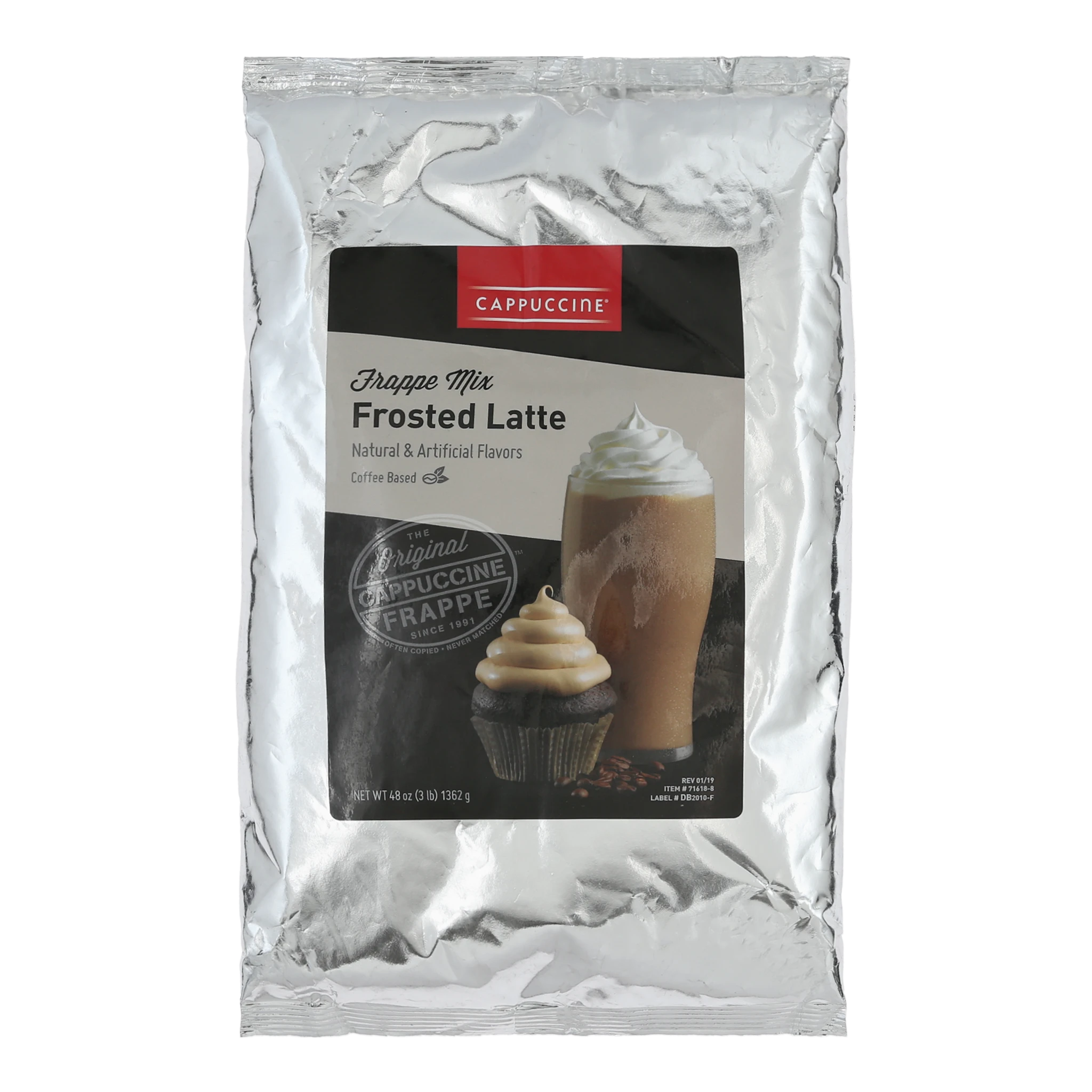 CAPPUCCINE BASE EN POLVO SABOR FROSTED LATTE BOLSA 1.362 kg CAPPUCCINE BASE EN POLVO SABOR FROSTED LATTE BOLSA 1.362 kg